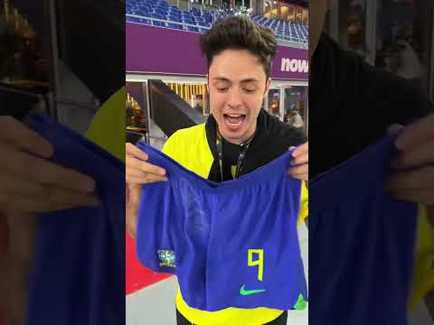 I took Richarlison's shorts after the Brazil game! #shorts