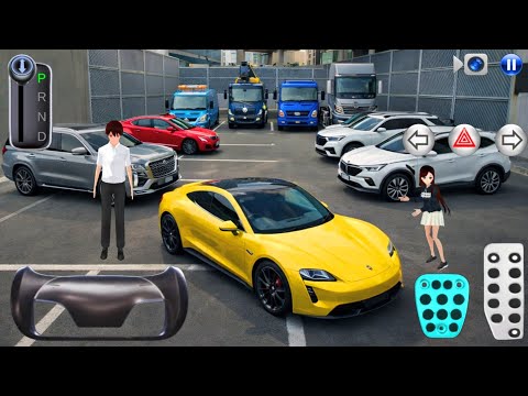 New Tesla Ev For Parking - 3D Driving Class 2026 | Car Driving Gameplay video 
