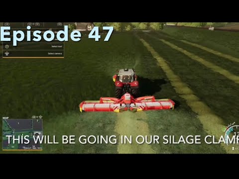 Mowing grass for silage l fs19 I chellington valley l I episode 47