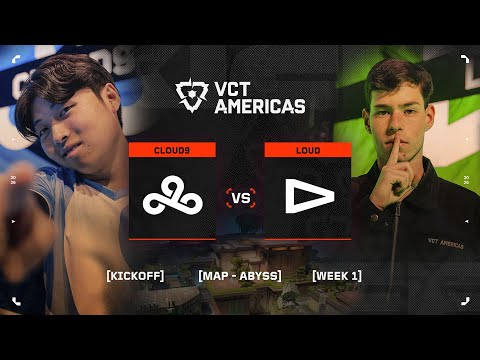 C9 vs. LOUD - VCT Americas Kickoff - W1D1 - Map 02
