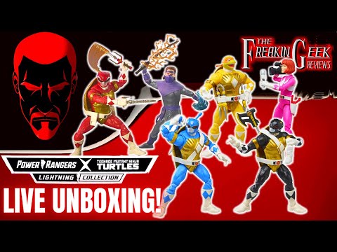 Power Rangers/TMNT Lightning Collection LIVE UNBOXING!