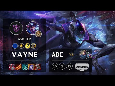 Vayne ADC vs Yasuo - EUW Master Patch 11.23
