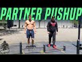 PARTNER PUSHUP ROUTINE FOR A BIGGER CHEST | HOW TO INCREASE YOUR PUSH UP REPS | BACK TO BASICS