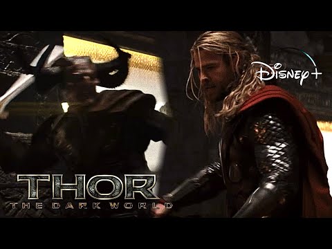 Thor: The Dark World | Thor Arrives - Prison Fight Scene | Disney+ [2013]