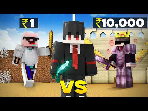 I Hired "Rs1 Vs Rs10,000" PVP COACH and Defeated Him ft@sharpnessyt