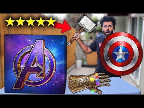 I Bought ALL The BEST Rated AVENGERS WEAPONS On Amazon!! *AVENGERS MYSTERY BOX* Video