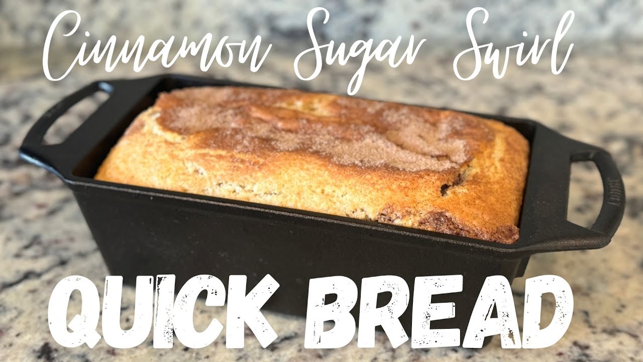 Cinnamon Sugar Swirl Quick Bread Recipe #recipe