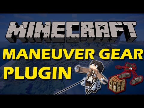 Ultimate 3D Maneuver Gear in Minecraft!