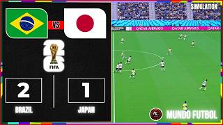 ¡BRASIL A OCTAVOS DE FINAL! Victoria agónica 2-1 ante Japón en el Mundial 😱 (Gameplay / PES) ¡BRASIL A OCTAVOS DE FINAL! Victoria agónica 2-1 ante Japón en el Mundial 😱 (Gameplay / PES)