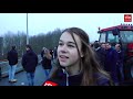 Confetti op de snelweg tijdens boeren- en bouwersprotesten