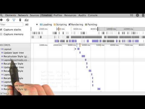 Analyzing Layout in DevTools Website Performance Optimization