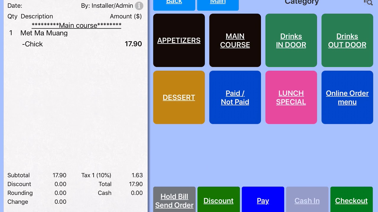 Mobi-pos How to input menu into system.