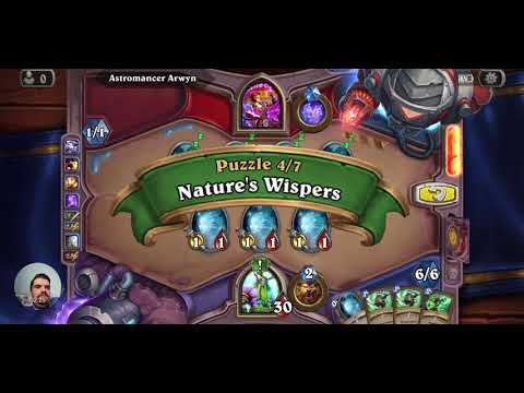 Hearthstone The Boomsday Project Puzzle Lab Mirror Astromancer Arwyn complete quest