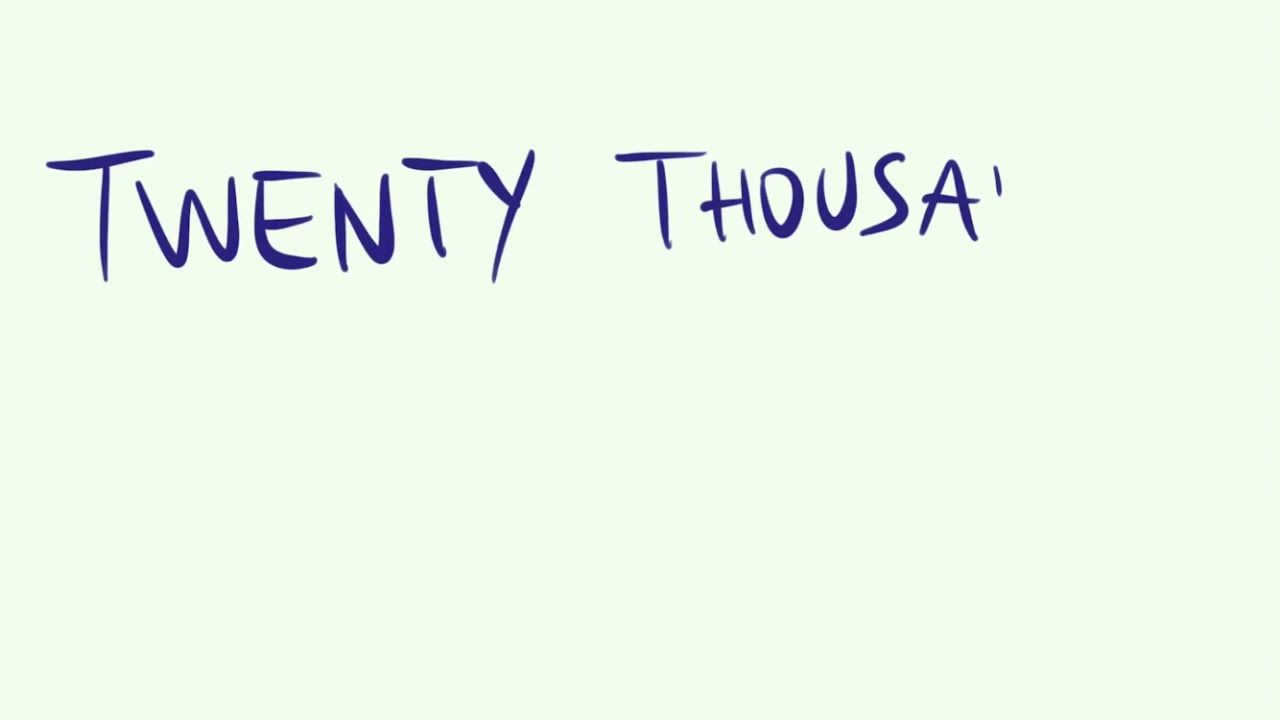 Co?mo se escribe 20000 en INGLE?S - Los NÚMEROS en INGLÉS