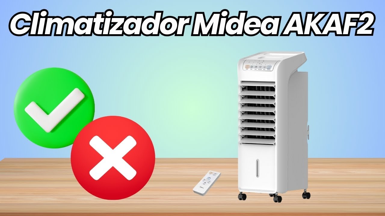 Miniatura da avaliação em vídeo de Climatizador de Ar Midea AKAF2 60W 4,5L Branco 220V
