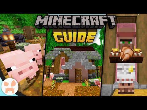 BUTCHER VILLAGER + EASY PIG FARM! | The Minecraft Guide - Tutorial Lets Play (Ep. 85)