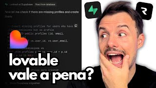 testando a Lovable pela primeira vez