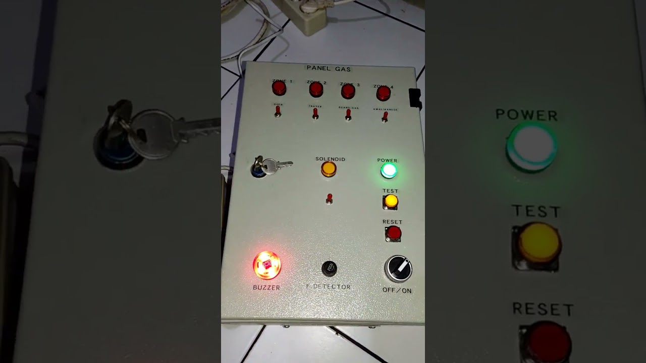 PENGETESAN PANEL GAS 4 ZONE