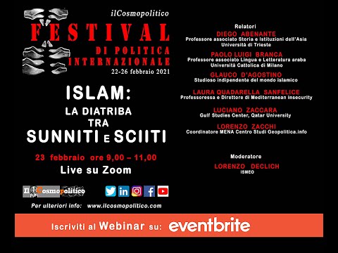 ISLAM: LA DIATRIBA TRA SUNNITI E SCIITI - Festival di politica internazionale – ilCosmopolitico 2021