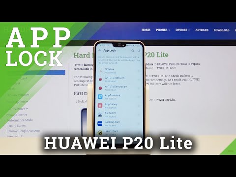 How to Lock Apps With Password in HUAWEI P20 Lite – Set Password on Apps