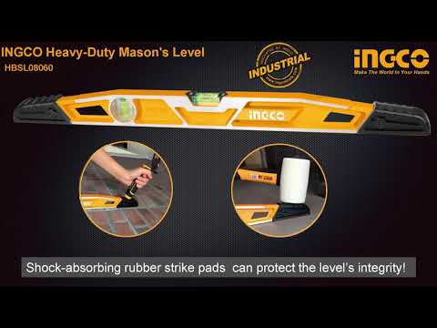 Features & Uses of Ingco Heavy-Duty Masons Level