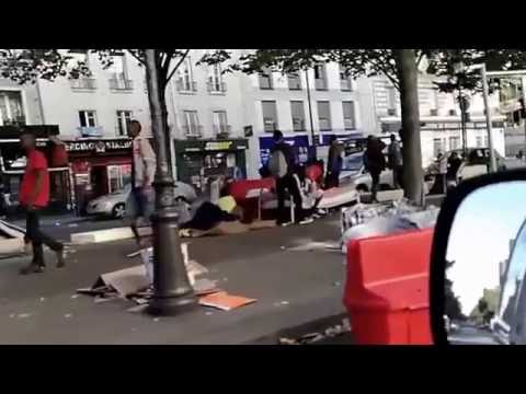 The last time I saw PARIS 2016  Scenes from the Apocalypse   African Mass Immigration ruins Streets