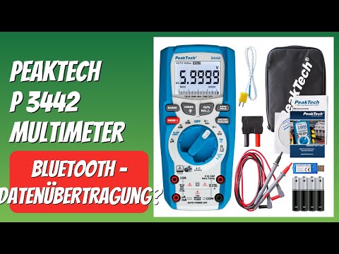 BEWERTUNG (2025): PeakTech P 3442 Multimeter. WESENTLICHE Einzelheiten