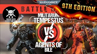Warhammer 40,000 Battle Report: Militarum Tempestus vs Creations of Bile 2000pts