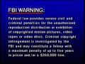 Sony Wonder Warning Screen