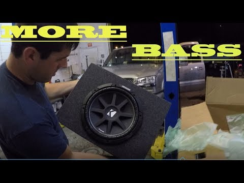 Installing a Kicker 12" Subwoofer In my Silverado