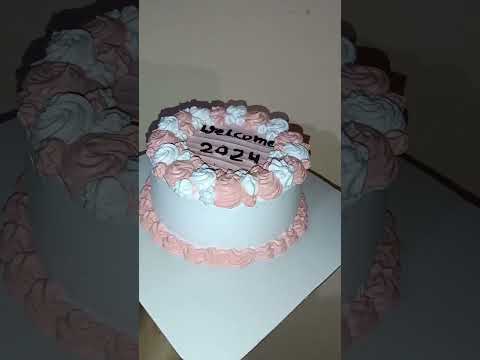 new year cake ❤️ #cake #cakeart #cakedesign #cakedecorating #newyear #mp #viral #video