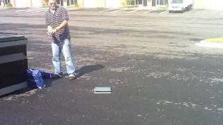 Breaking Laminated Glass