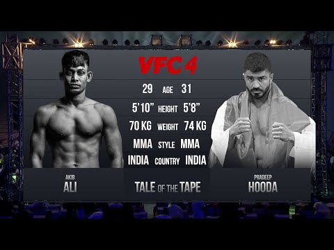 AKIB ALI VS PRADEEP HOODA FULL FIGHT || VFC4 || #mma #fightnight #randeephooda #ufc #mmafighter#MMA