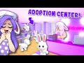 BUILDING My Own BUNNY ADOPTION CENTER In ADOPT ME Roblox