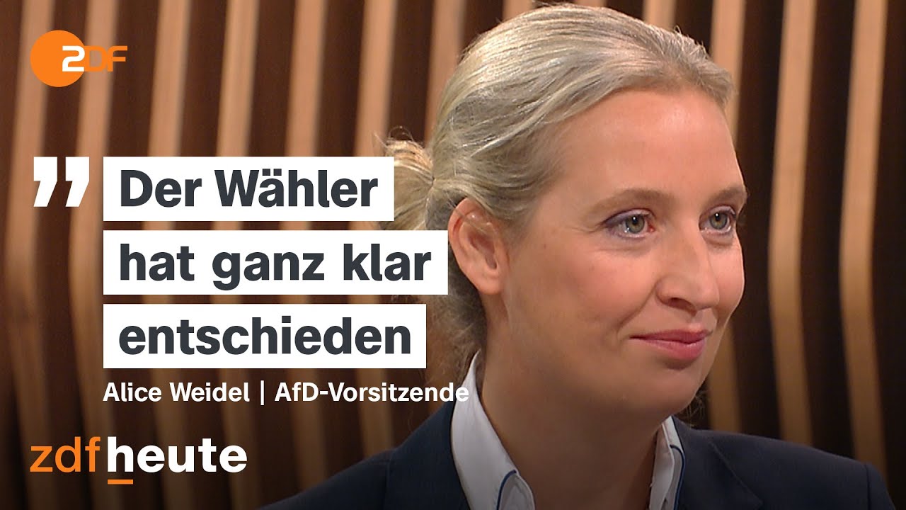 AfD-Chefin Weidel über mögliche Koalitionen: "Mal sehen, wie sich die CDU verhalten wird"
