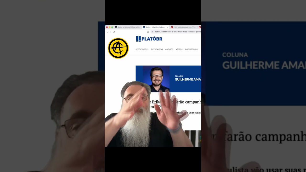 BOULOS ABANDONA PSOL e se FILIA ao PT TRATANDO os PSOLISTAS como GADO e ERIKA HILTON pode IR TAMBÉM