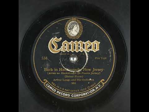 Back in Hackensack, New Jersey - Arthur Lange and His Orchestra