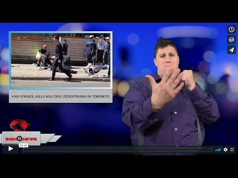 Van strikes, kills multiple pedestrians in Toronto (ASL - 4.23.18)