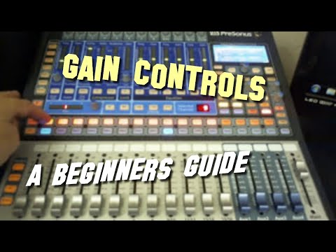 PreSonus Studiolive 16.0.2 Channel Gain Controls
