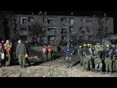 Video Thumbnail: Emergency teams deploy after Iran missile hits Israel's Dimona, home to nuclear site | AFP