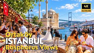 🇹🇷 Turkey Istanbul 4K Walking Tour 2026 | Ortaköy Kumpir Street, Souve