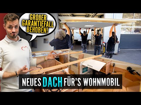 Komplettes DACH austauschen beim WOHNMOBIL...?! 😮 | Unsere Werkstatt zeigt wie es geht!