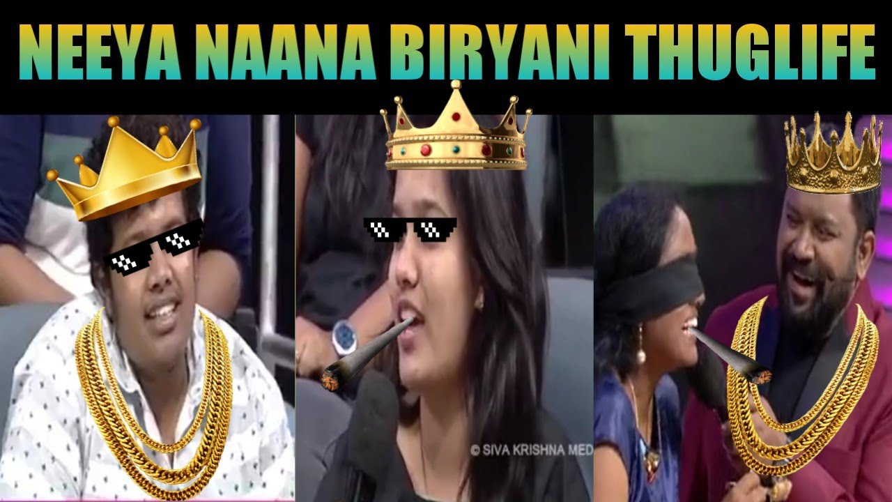 Neeya Naana Thug Life | Biryani Lovers VS Biryani Haters | Tamil Thug Life Moments | ICE Biryani