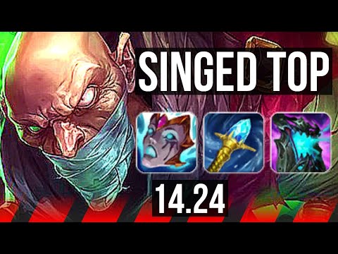 SINGED vs MAOKAI (TOP) | KR Master | 14.24