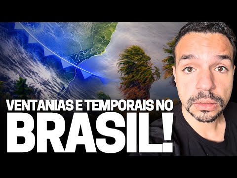 Rajadas de ventos e tempestades no Sudeste (São Paulo e Rio de Janeiro) - Reflexo do Super El Niño?!