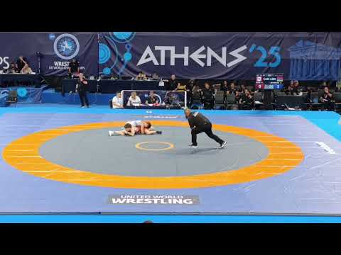 NATHAN GORDON (CAN) - HAMLET ANTONYAN (ARM) U17 WORLD CHAMPIONSHIP, 1-8 FINAL, FS 60KG, 