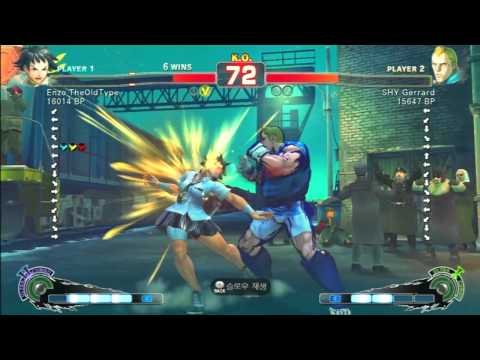SSF4 Endless Battle  SHY Gerrard (AB)  vs  Enzo TheOldType (MK) (2/4)