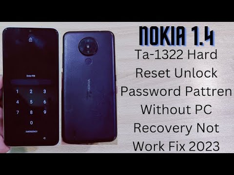 Nokia 1.4 Ta-1322 Not Working Hardreset Solution Nokia 1.4 Frp Bypass  Easy Way 2023-2024