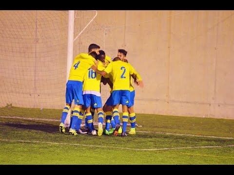 Gol de Cristian, jugador de la UD Las Palmas C 5 2 2016
