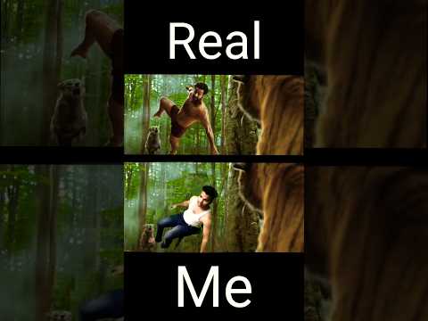 RRR NTR And Me | NTR Tiger Fight | #shorts #youtubeshorts #viral #rrr